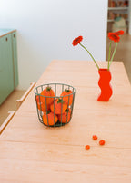 Kitchenware Studio - Grand Panier Métallique Avec Base Antidérapante - Vert Sauge