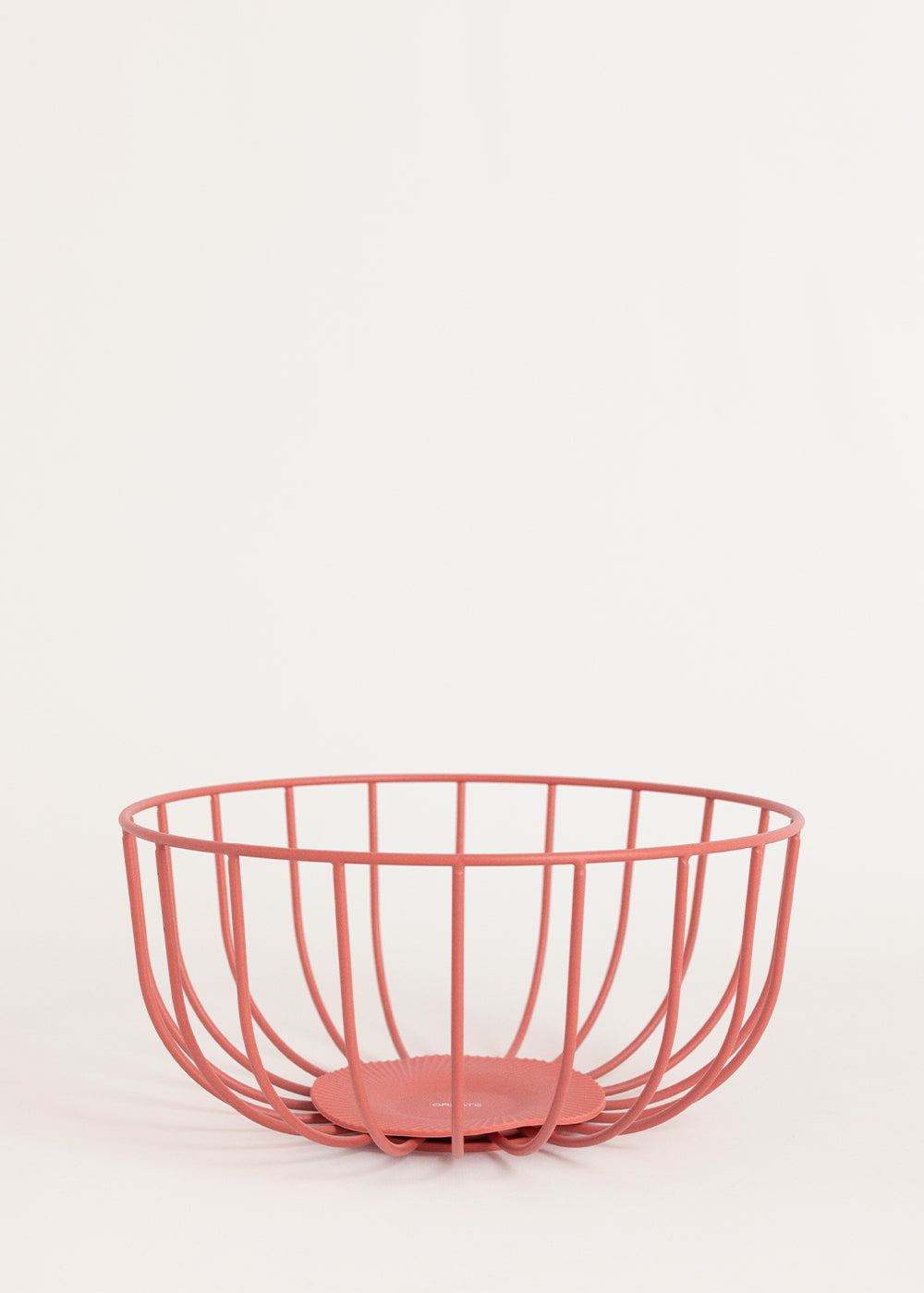Kitchenware Studio - Petit Panier Métallique Avec Base Antidérapante - Terracotta