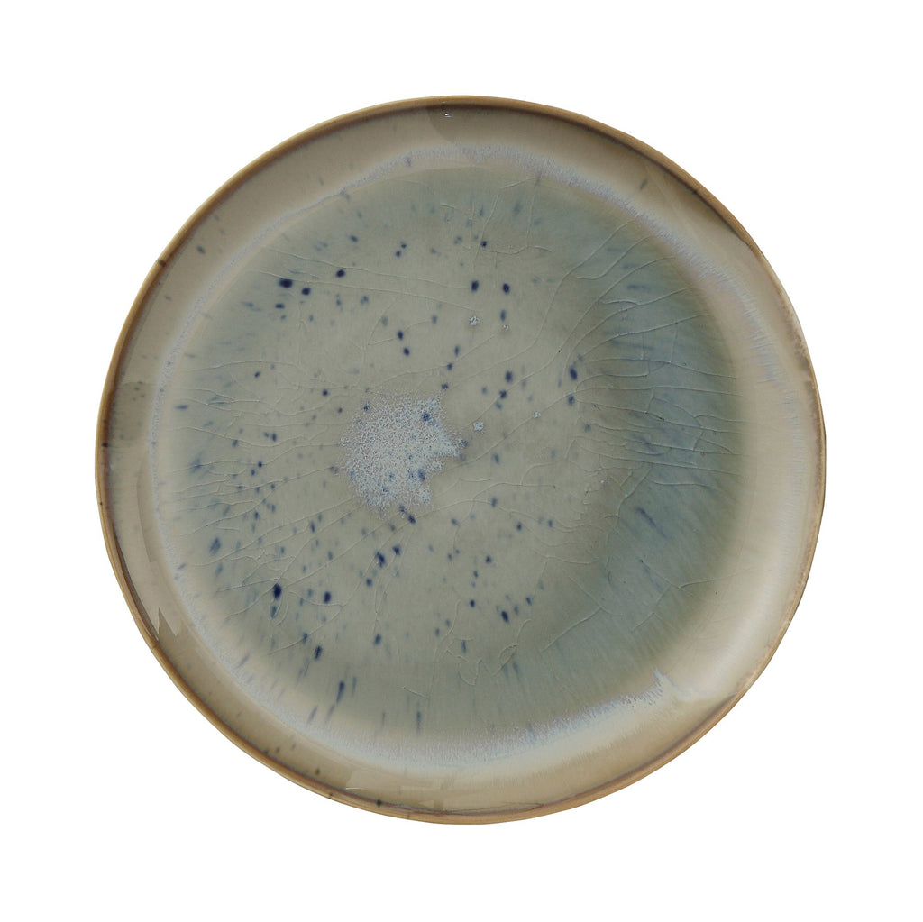 Heather - Lote de 12 Platos - Verde - Gres