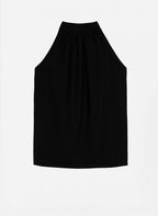 Top Uni Et Echancré Kloane - Noir