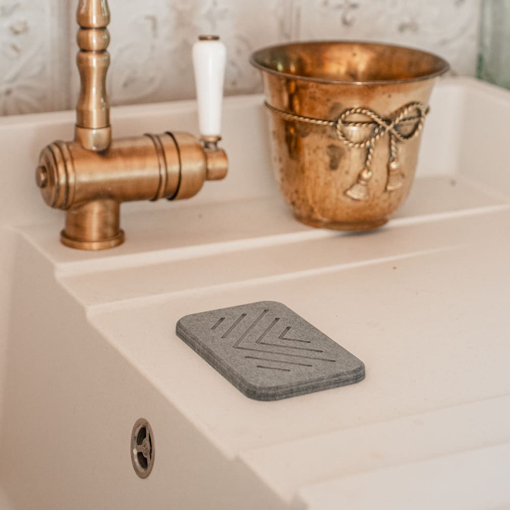 Salle De Bain - Porte-Savon En Pierre De Diatomite - 3 Coloris