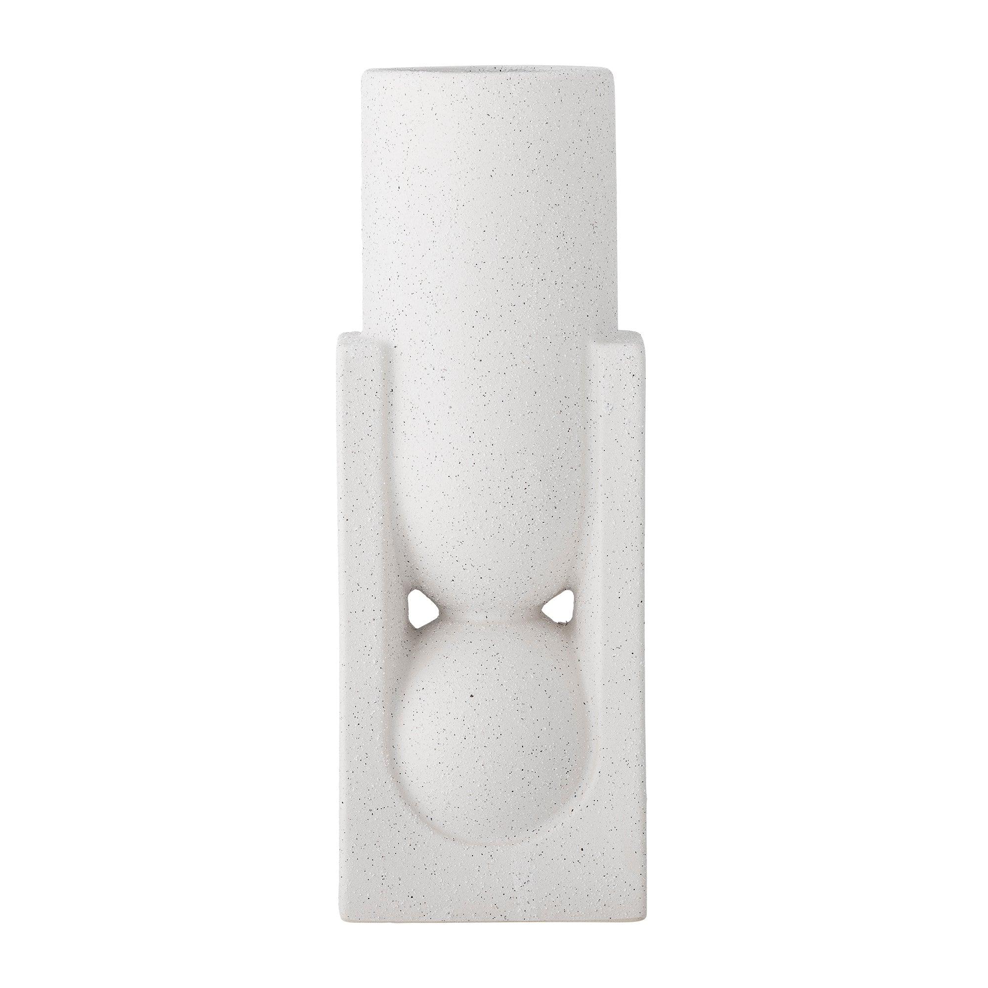 Salome - Lot de 2 Vases - Blanc - Grès