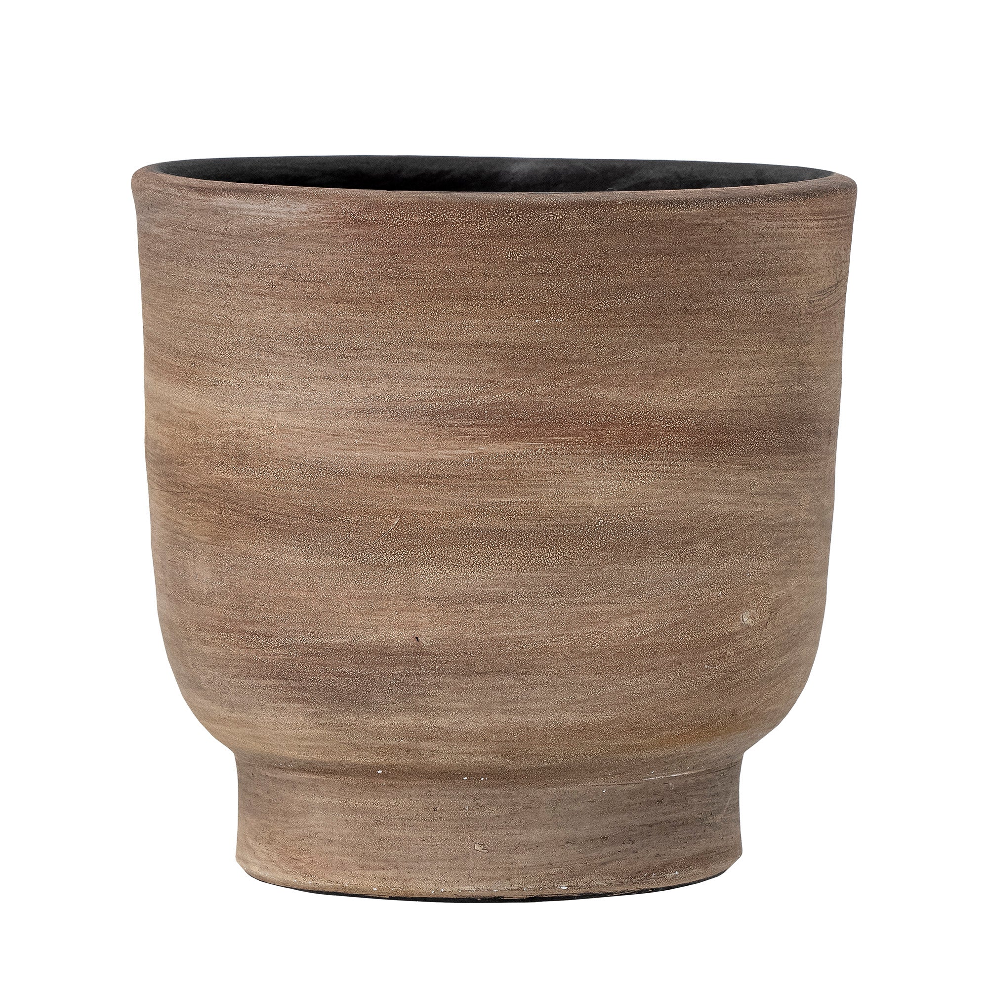 Venca - Lot de 6 Cache-Pots Déco - Marron - Terre Cuite