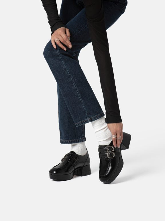 Mocasines Wait A Minute - Negro