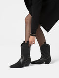 Botines Let It Rain - Negro