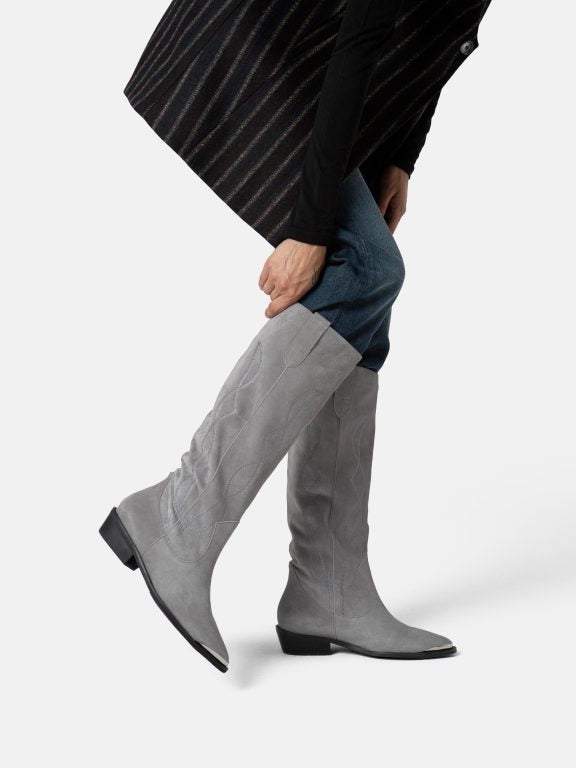 Live In Texas Boots - Grey