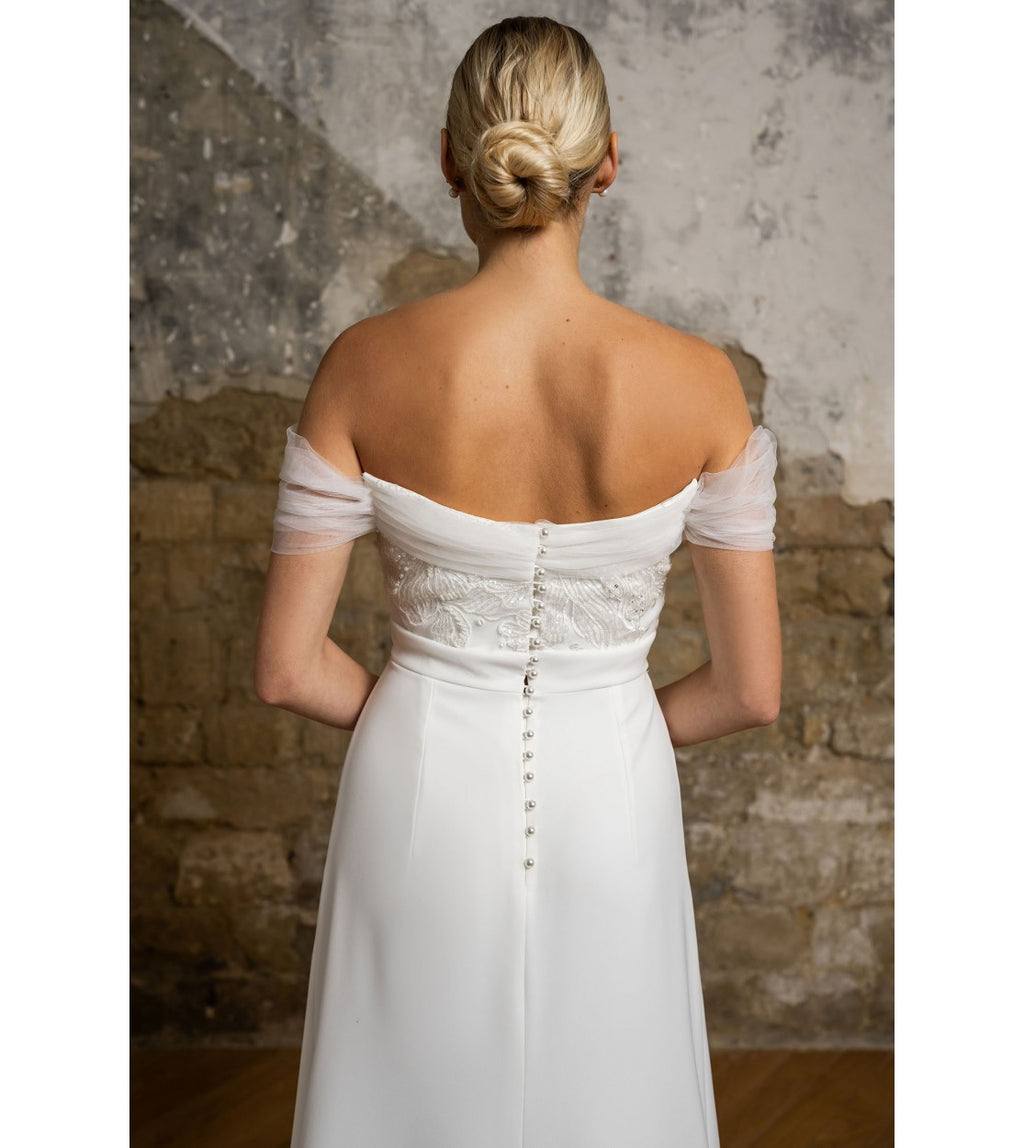 Ambre Maxi Dress - Silk White
