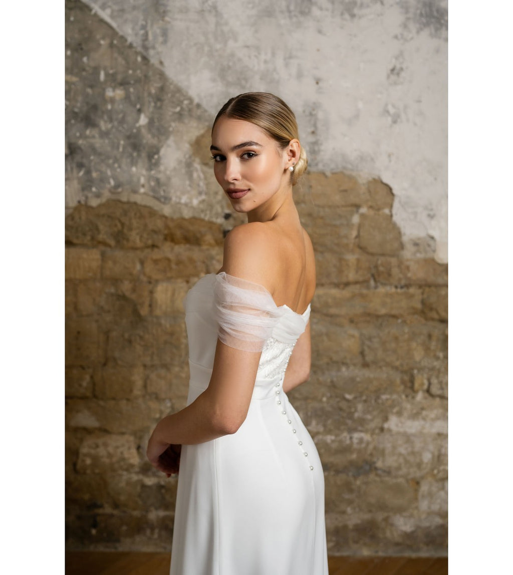 Ambre Maxi Dress - Silk White