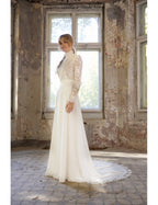 Vestido de novia Ingrid - Blanco seda