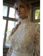 Vestido de novia Ingrid - Blanco seda