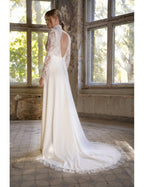 Vestido de novia Ingrid - Blanco seda