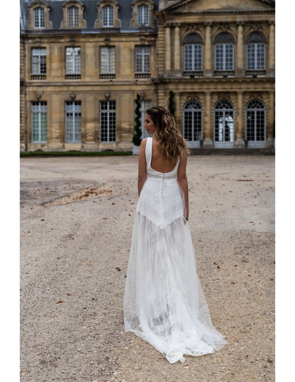 Brautkleid Marina – Seidenweiß