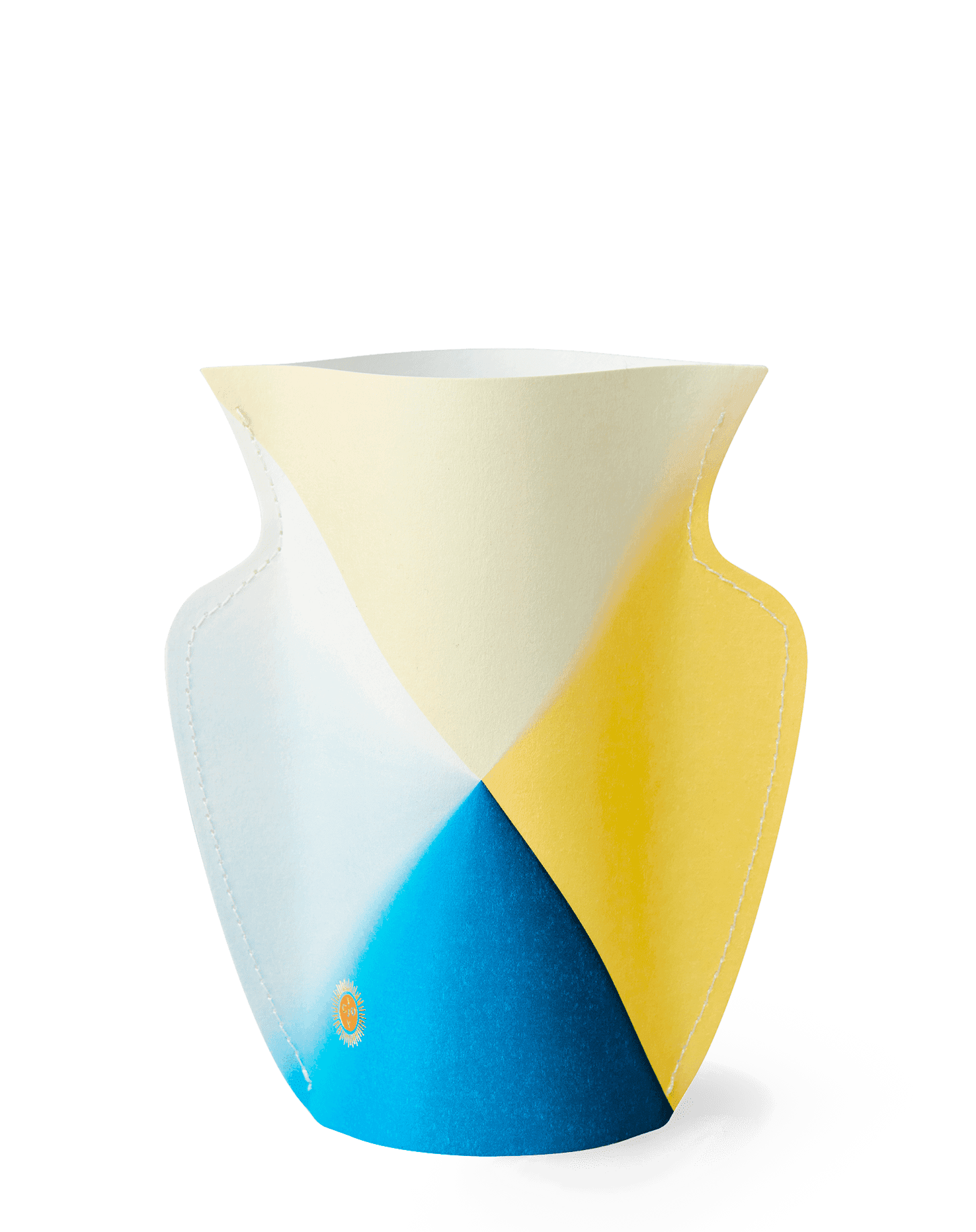 Mini Jarrón De Papel Laguna