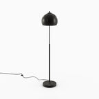 Dinard - Lampadaire Abat-Jour En Métal Noir