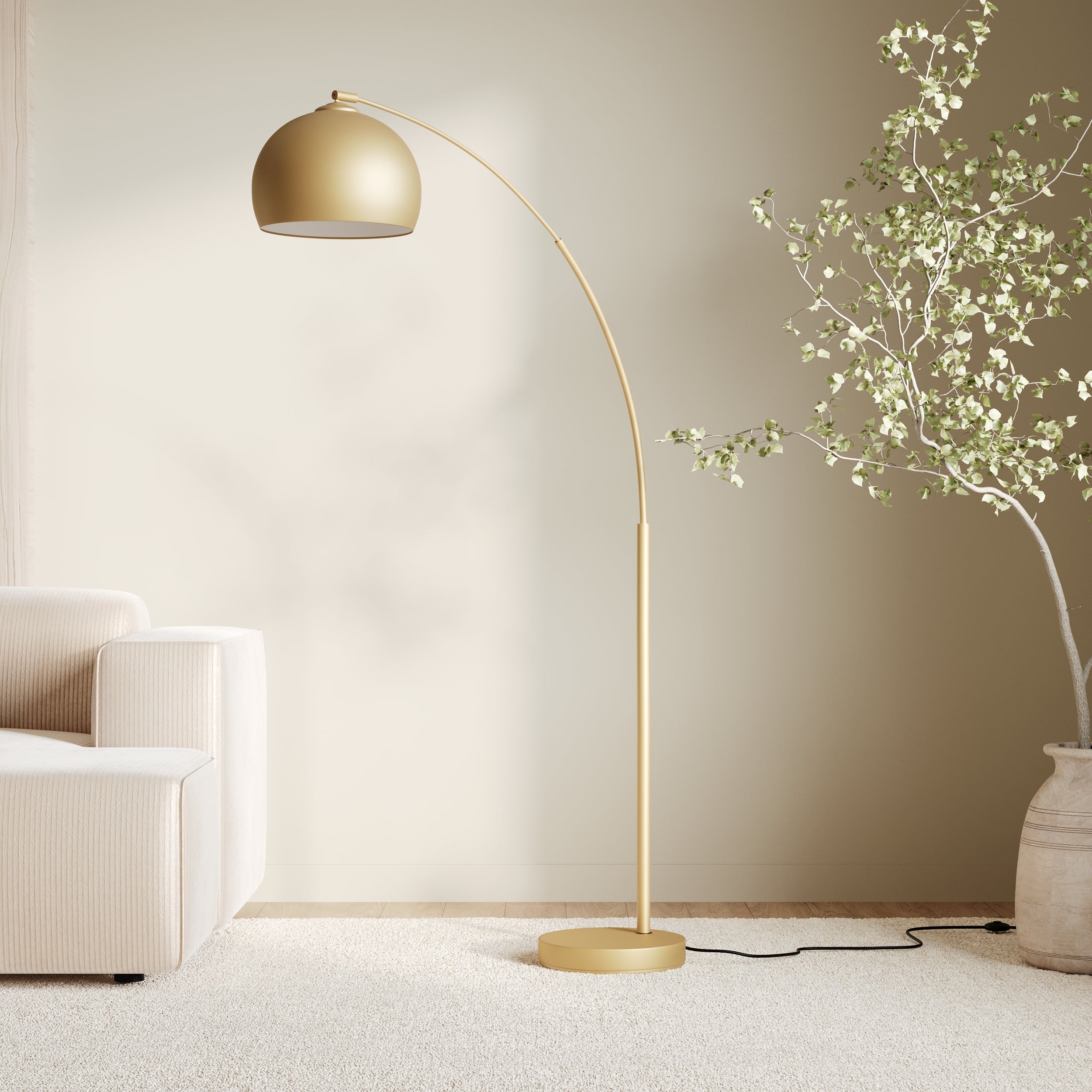 Dinard - Brass Color Metal Floor Lamp