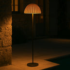 Faroe - Wireless Floor Lamp - Polyrattan - Beige