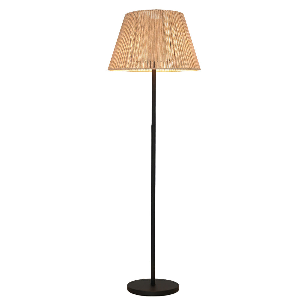 Raffy Tall - Solar Floor Lamp - Polyrattan - Beige