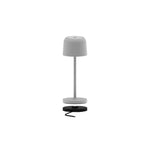 Sophia - Wireless Table Lamp - Steel - Gray