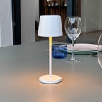 Kelly Mini - Lámpara de mesa inalámbrica - Acero - Blanco