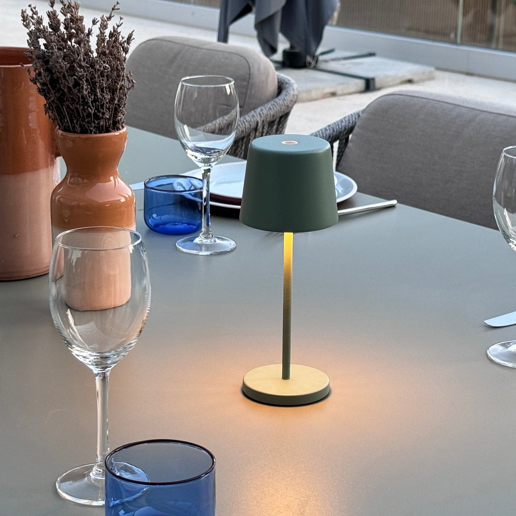 Kelly Mini - Lampe De Table Sans Fil - Acier - Vert