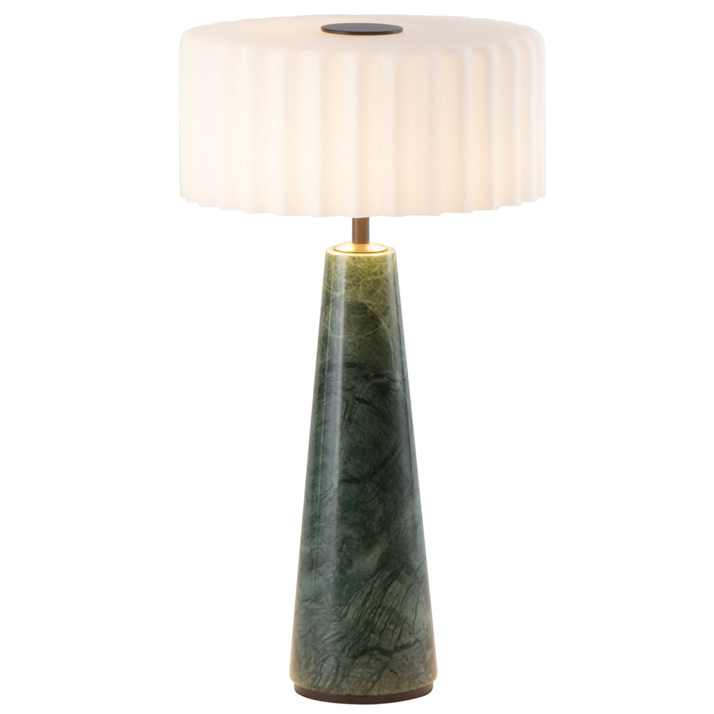 Blok - Wireless Table Lamp - Marble - Green