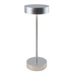Sandy - Lámpara de mesa inalámbrica - Aluminio - Plata