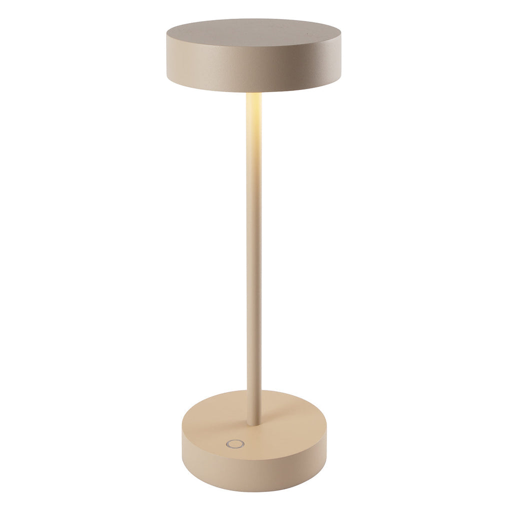 Sandy - Lámpara de mesa inalámbrica - Aluminio - Beige
