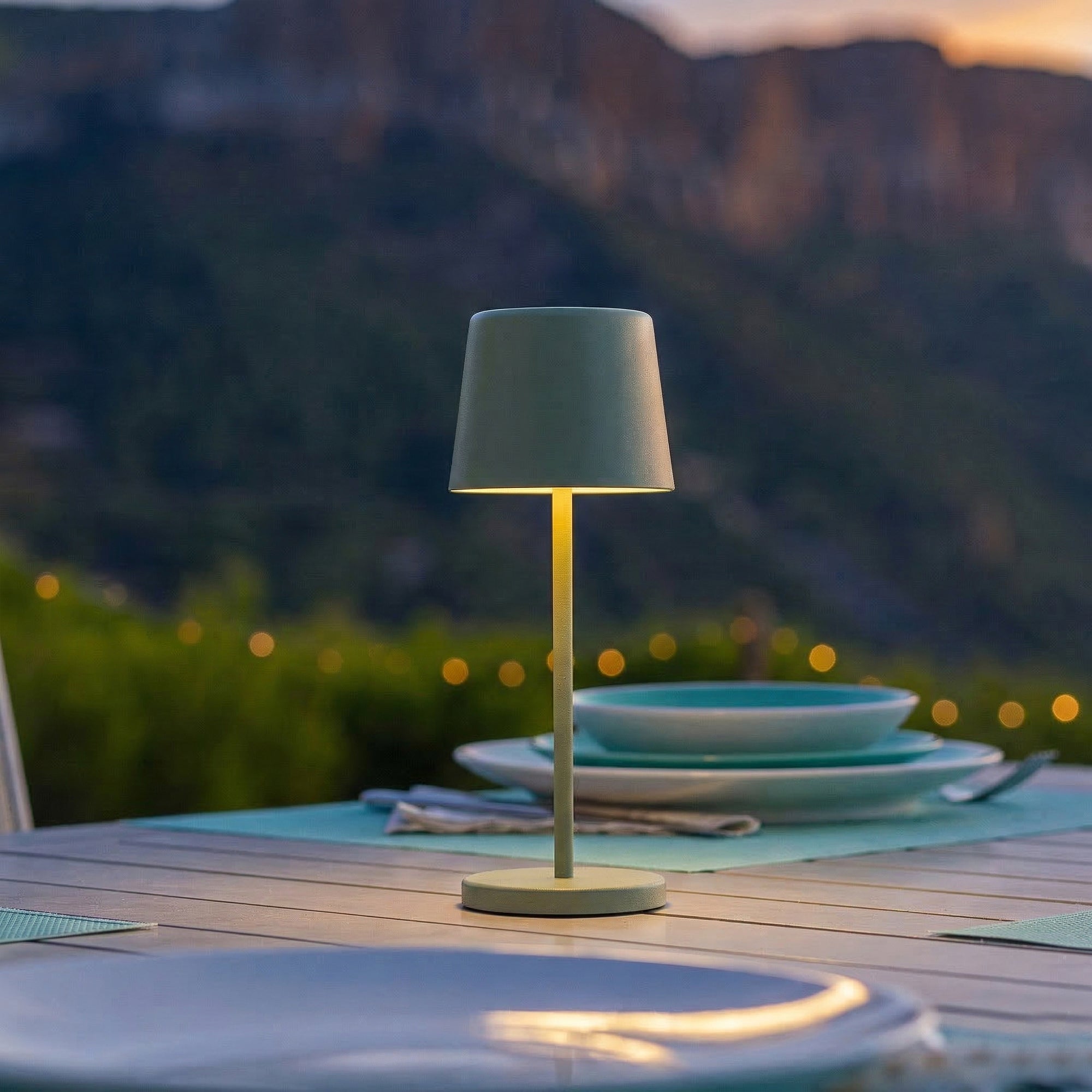 Kelly Mini - Wireless Table Lamp - Steel - Green