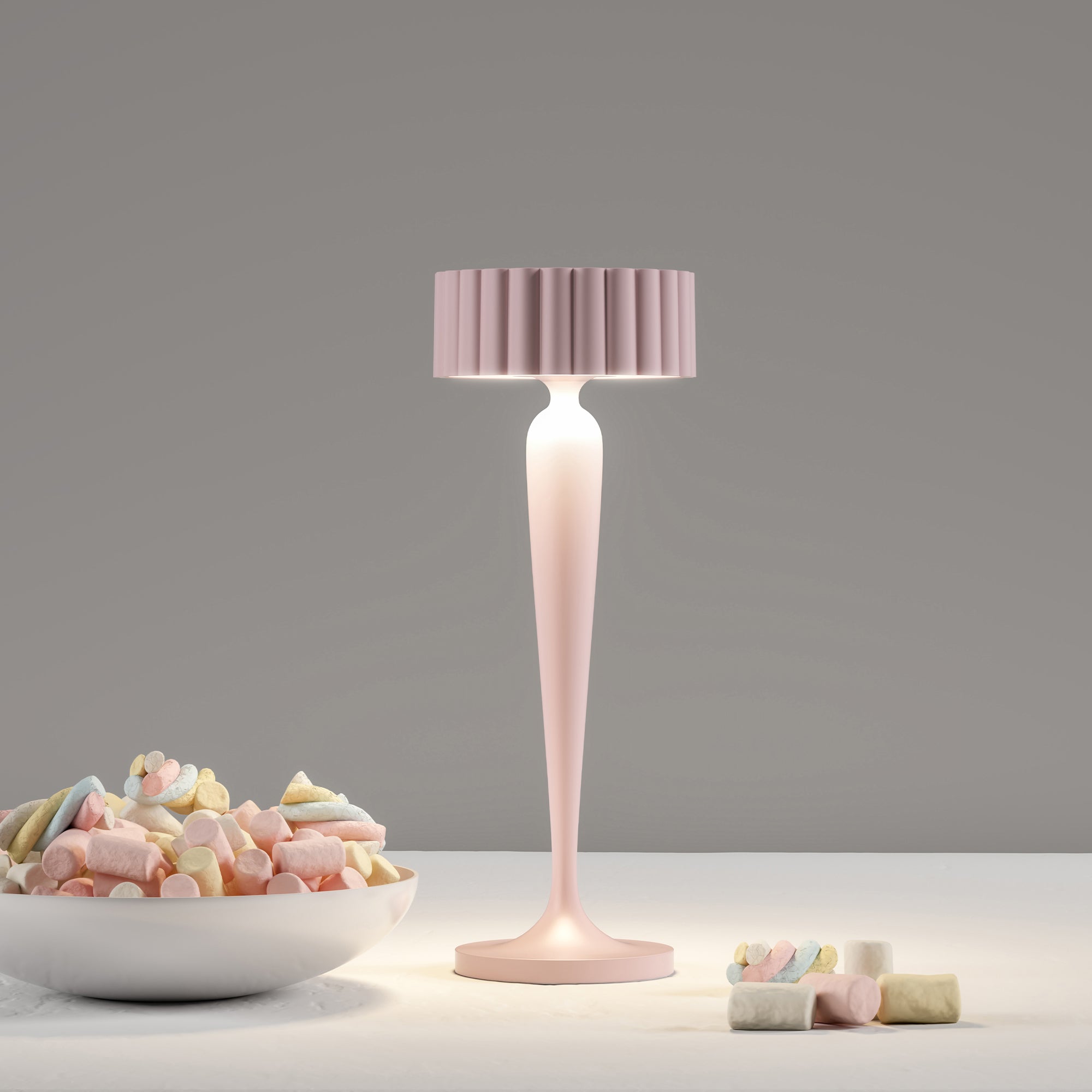 Twiggy - Wireless Table Lamp - Aluminum - Pink