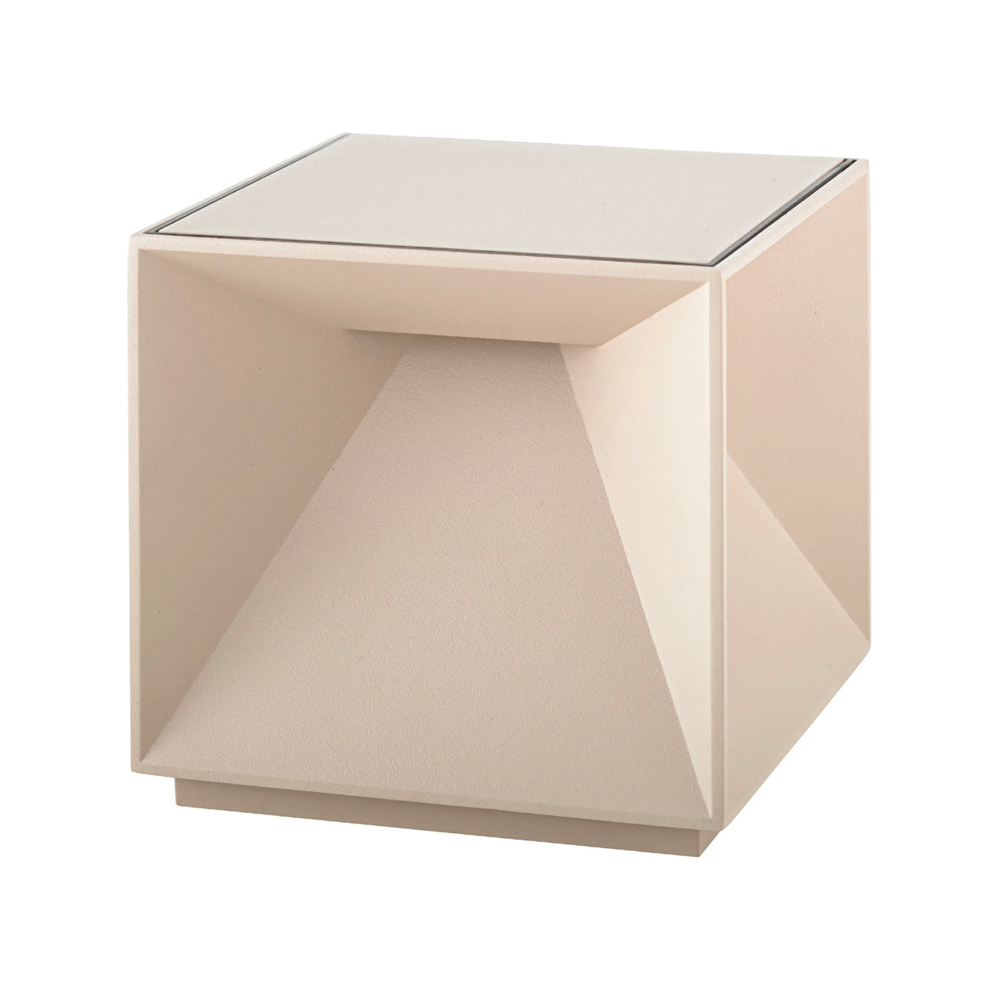 Cubox Mini - Lampe De Chevet Sans Fil - Aluminium - Beige