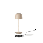 Sophia - Lámpara de mesa inalámbrica - Acero - Crema