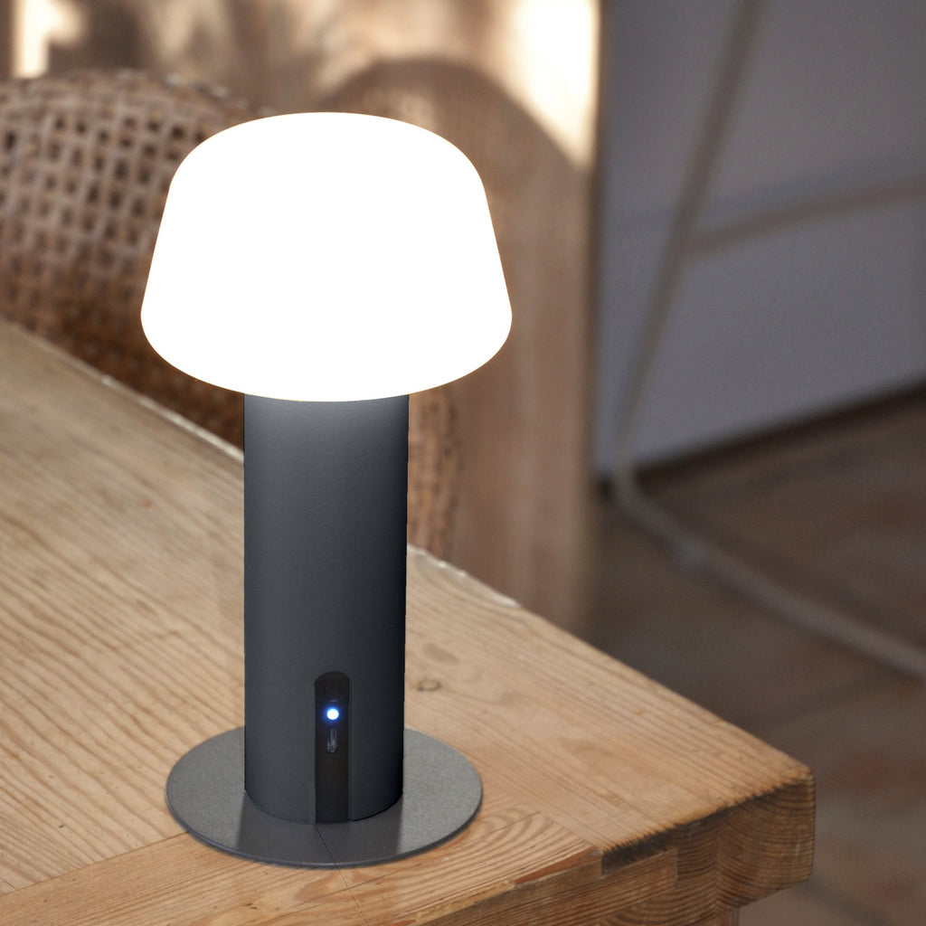 Malo - Wireless Table Lamp - Steel - Black