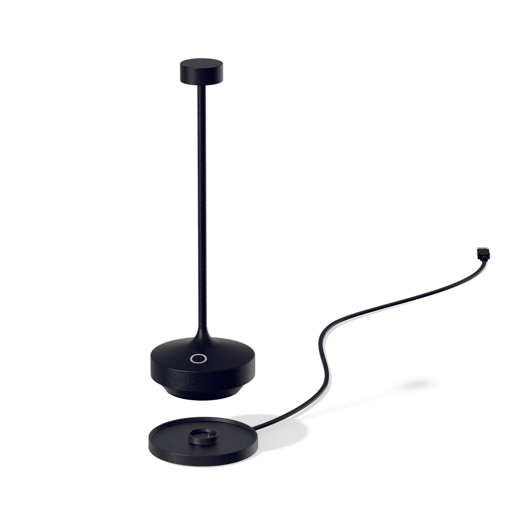 Ruby - Lámpara de mesa inalámbrica - Acero - Negro