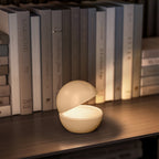 Good Night - Wireless Bedside Lamp - Aluminum - Beige