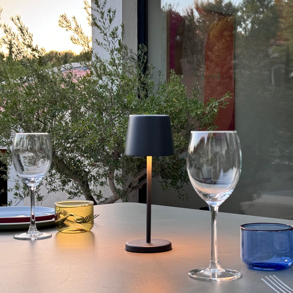 Kelly Mini - Lámpara de mesa inalámbrica - Acero - Gris antracita