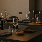 Lume - Wireless Table Lamp - Aluminum - Brown