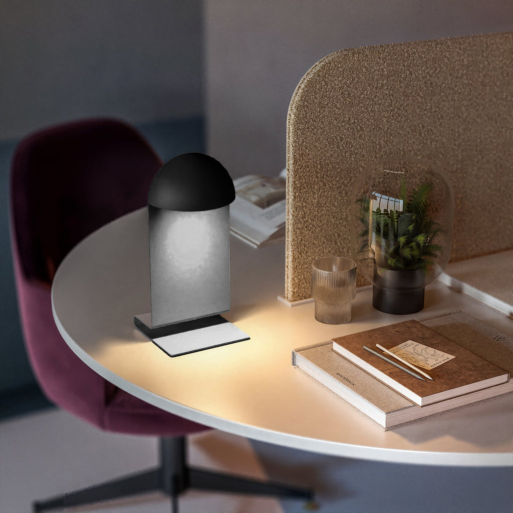 Midi - Lámpara de noche inalámbrica - Aluminio - Negro