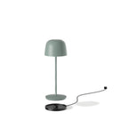 Sophia - Lámpara de mesa inalámbrica - Acero - Verde