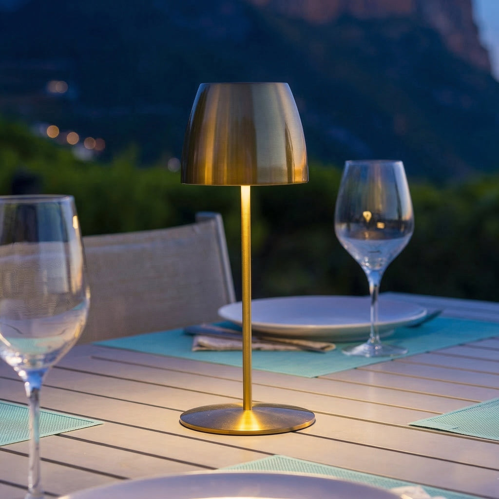 Orlum - Wireless Table Lamp - Steel - Gold