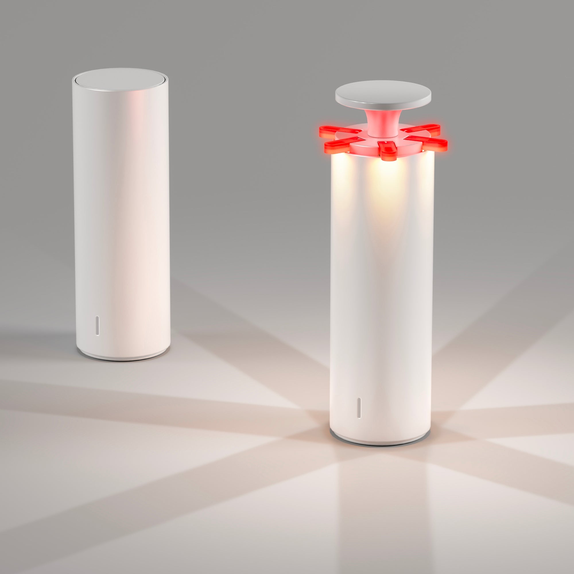 Firework - Lámpara de mesa inalámbrica - Aluminio - Rojo