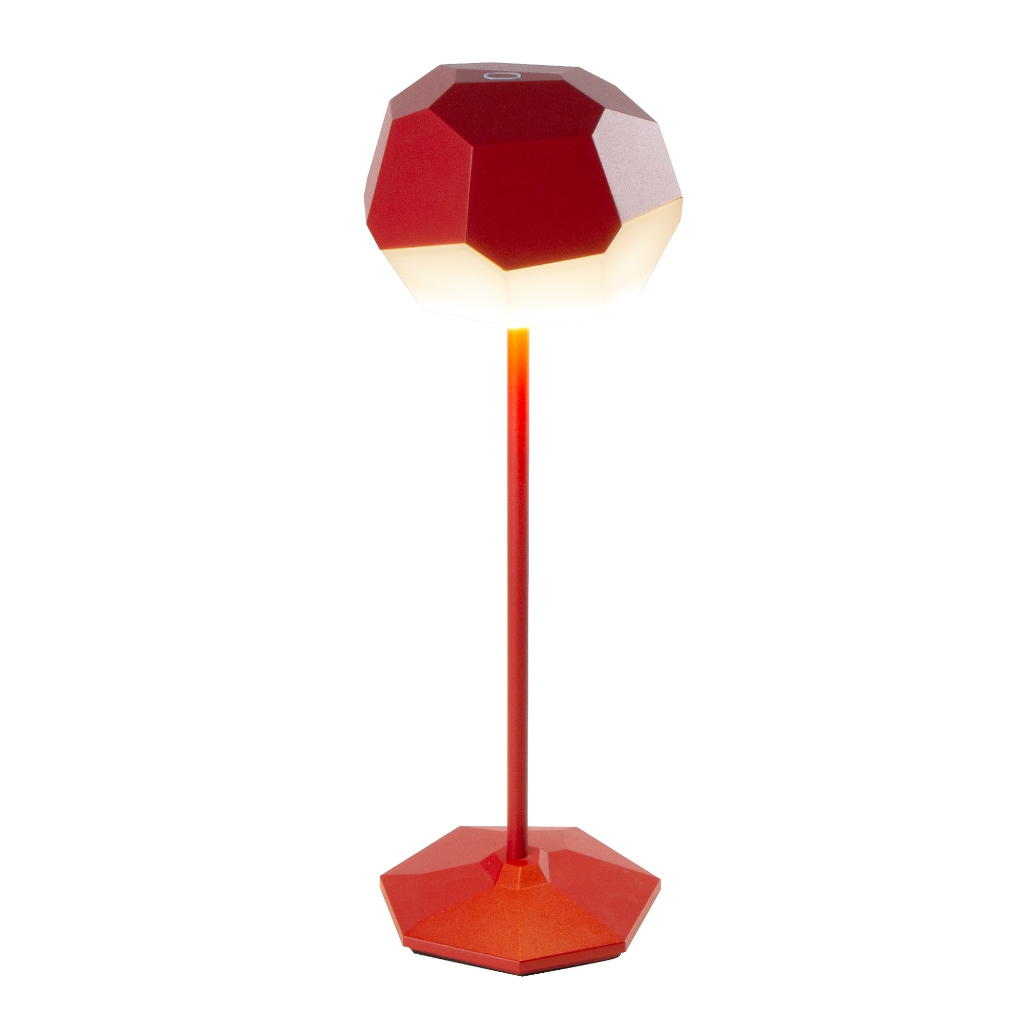 Stone - Wireless Table Lamp - Aluminum - Red