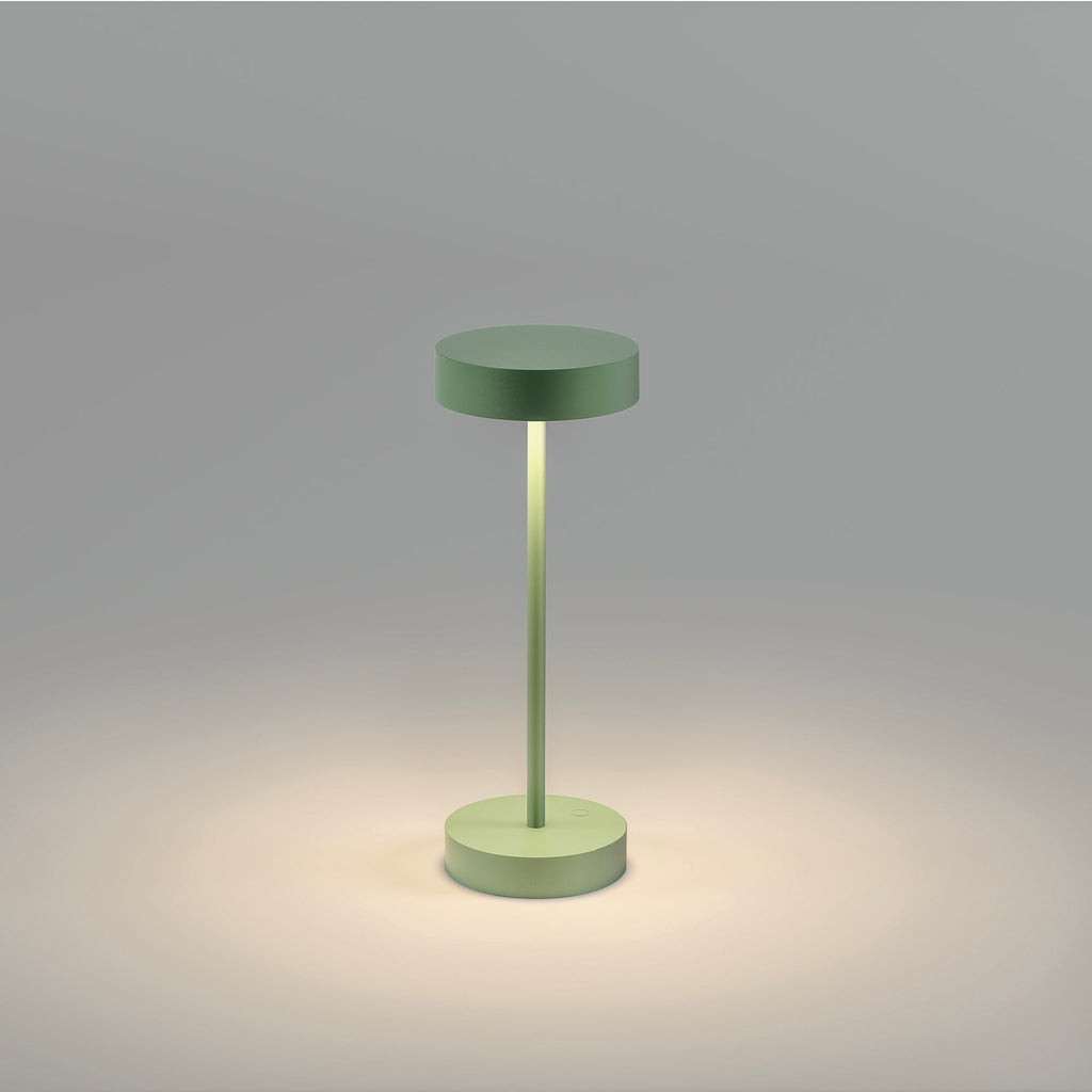 Sandy Mini - Lampe De Table Sans Fil - Aluminium - Vert