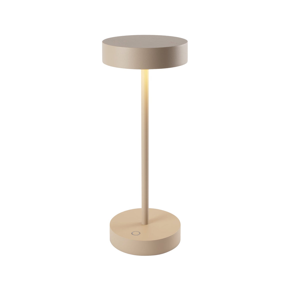 Sandy Mini - Lámpara de mesa inalámbrica - Aluminio - Beige