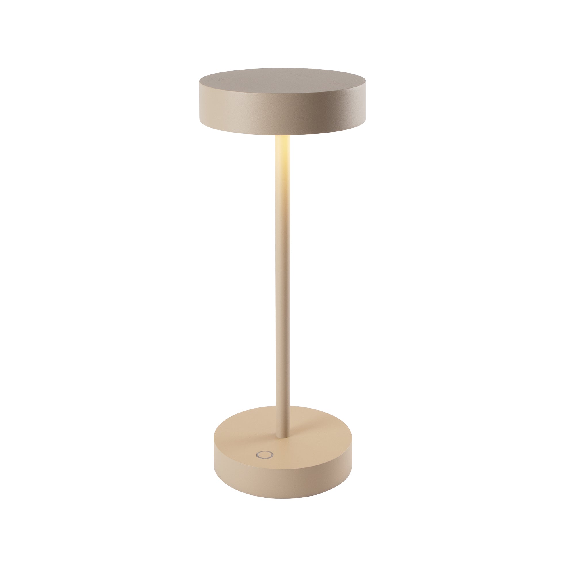 Sandy Mini - Lámpara de mesa inalámbrica - Aluminio - Beige