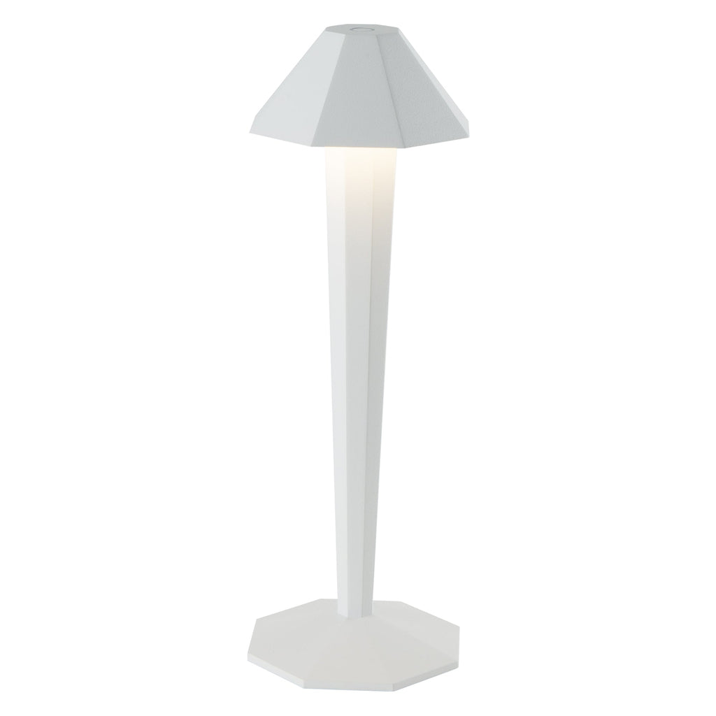 Krypton - Lámpara de mesa inalámbrica - Aluminio - Blanco