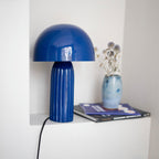 Joy - Dark Blue Metal Table Lamp