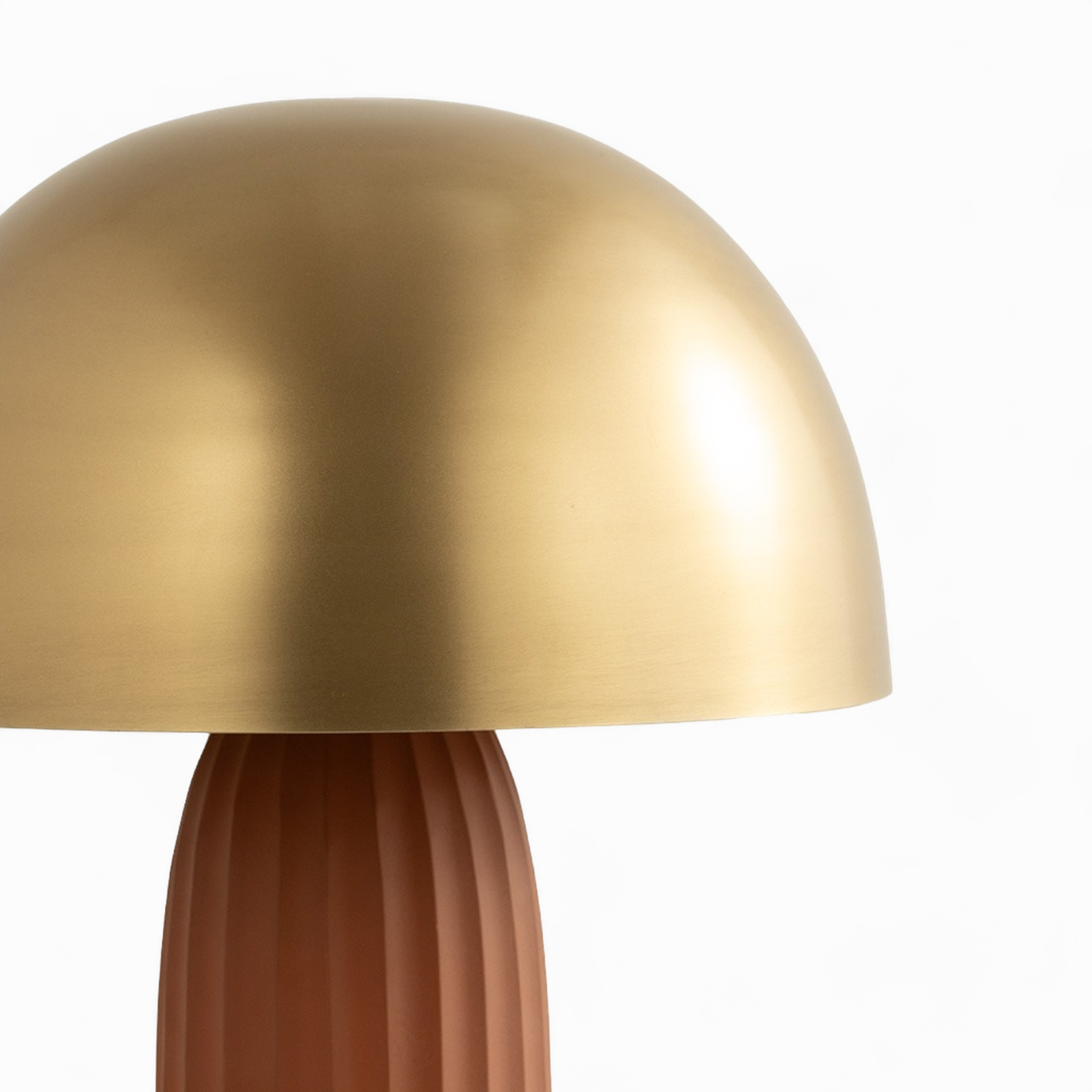 Joy - Lampe En Métal Terracotta Et Doré