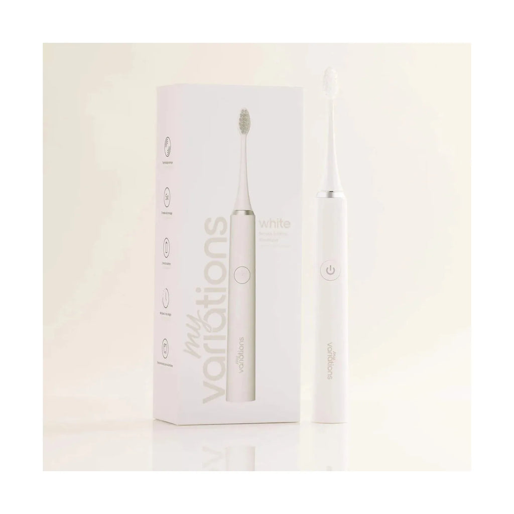 White Toothbrush + Case + Mount