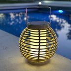 Beehive - Solar Lantern - Steel - Beige