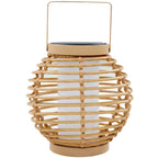 Beehive - Solar Lantern - Steel - Beige